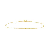 Faceted Bead Saturn Chain